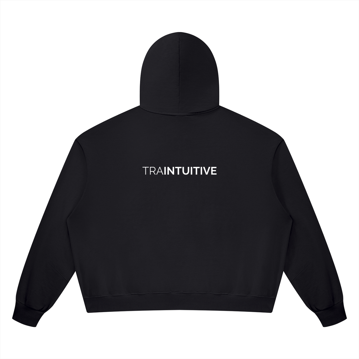 Traintuitive Vintage Wash Boxy Full Zip Hoodie
