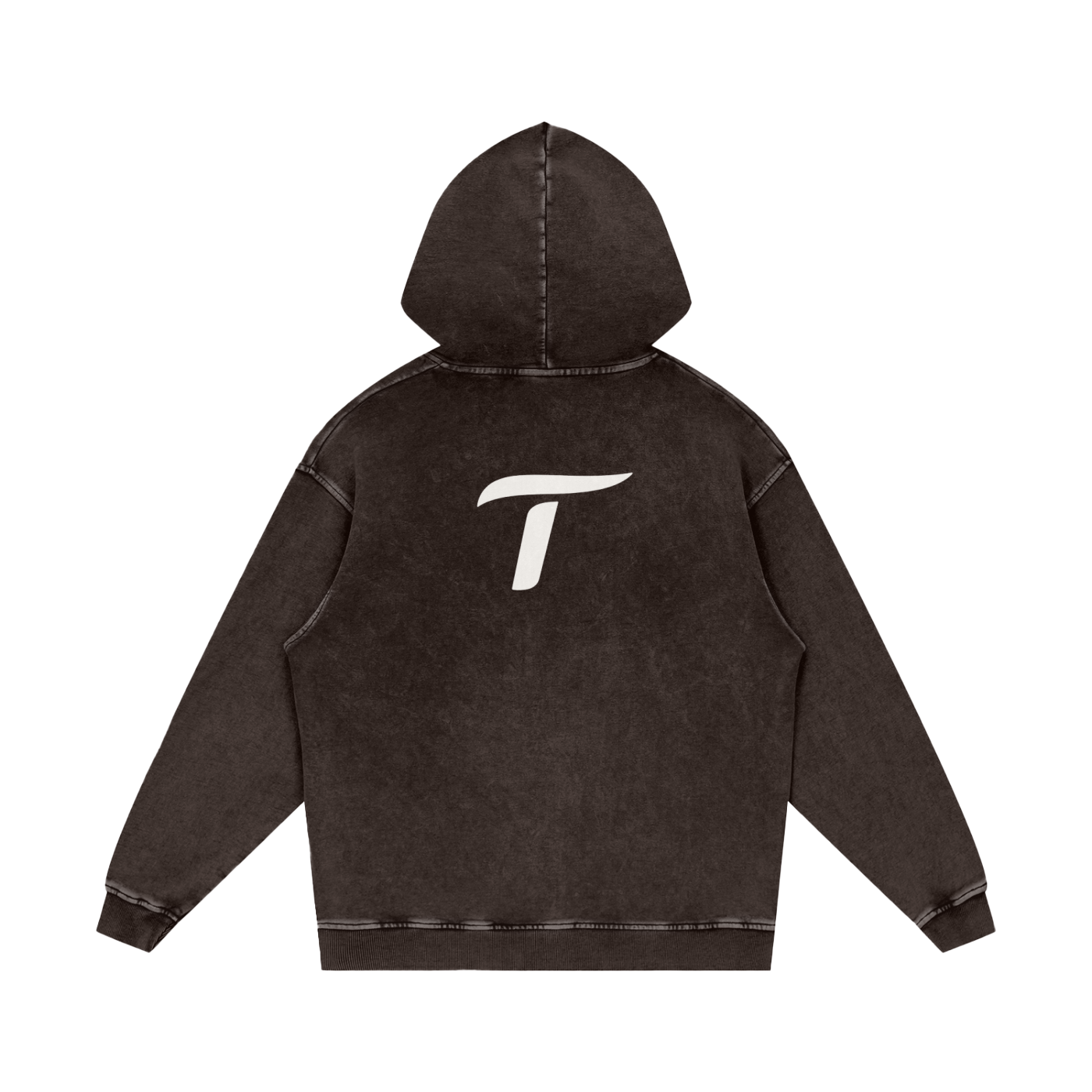 Traintuitive Washed Loose Cotton Hoodie