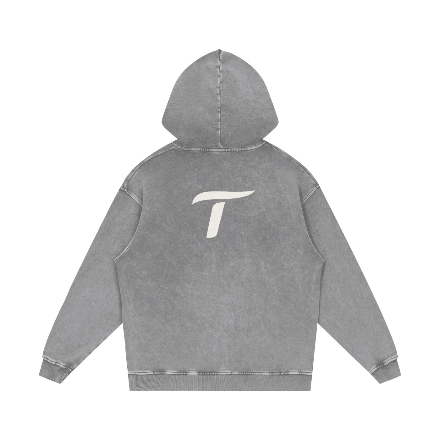 Traintuitive Washed Loose Cotton Hoodie