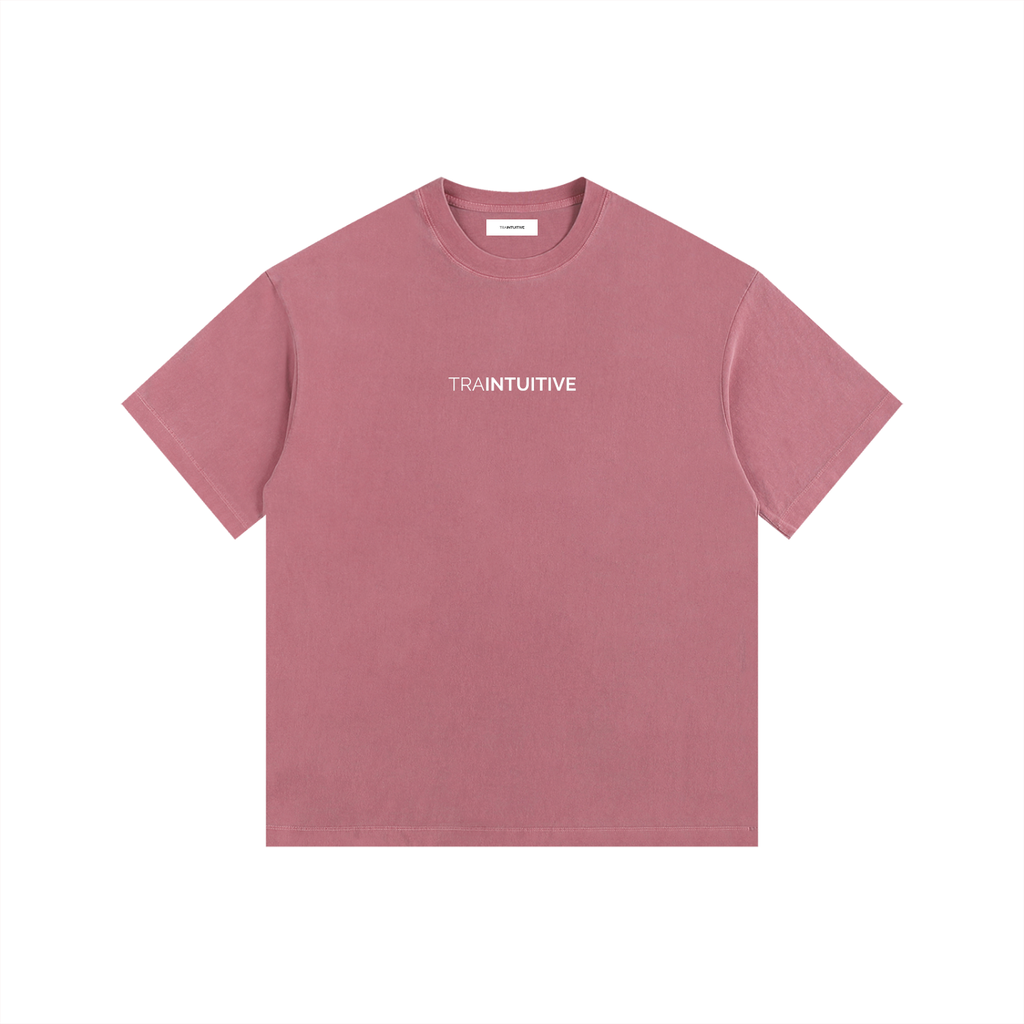 Traintuitive Washed Oversized Cotton T-Shirt