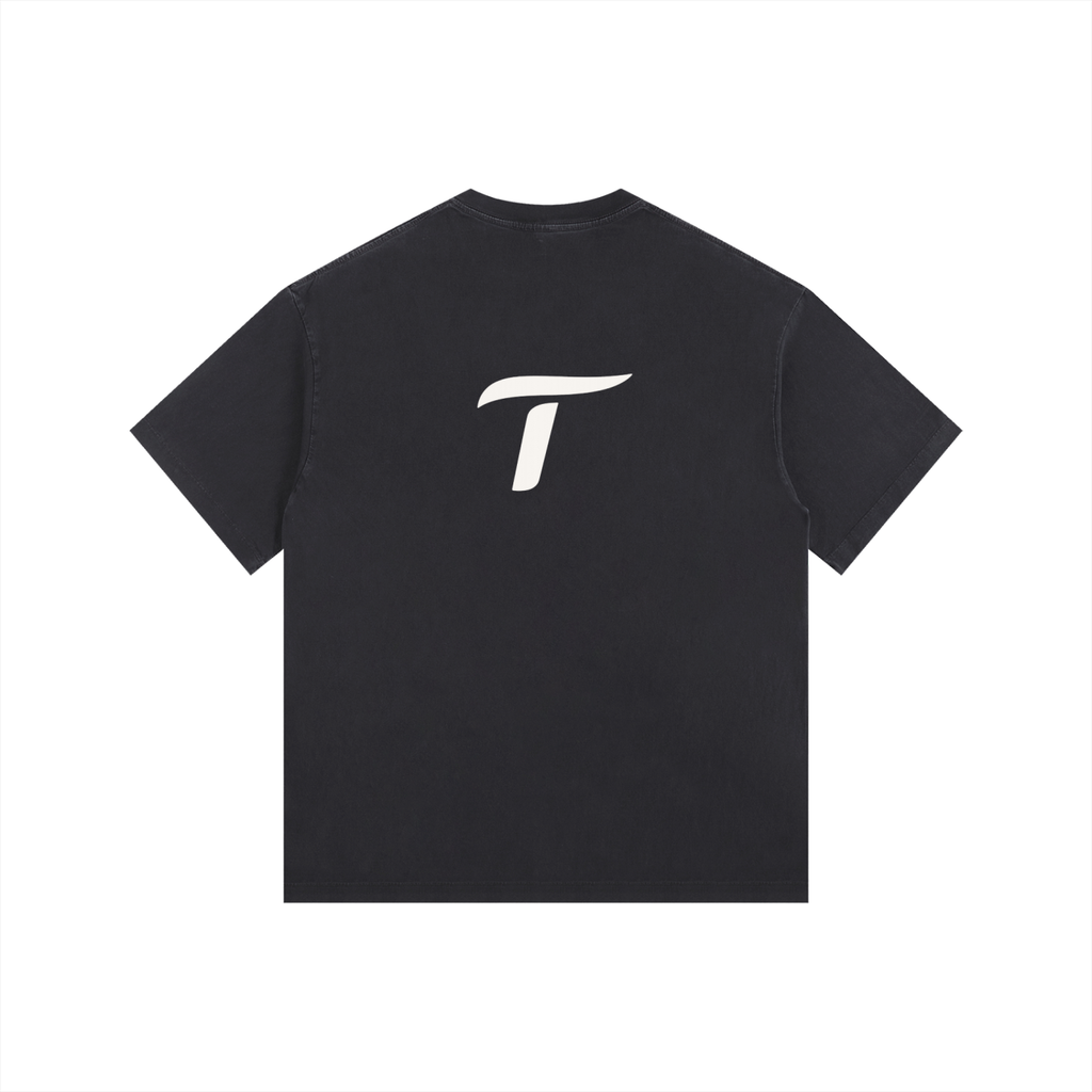 Traintuitive Washed Oversized Cotton T-Shirt