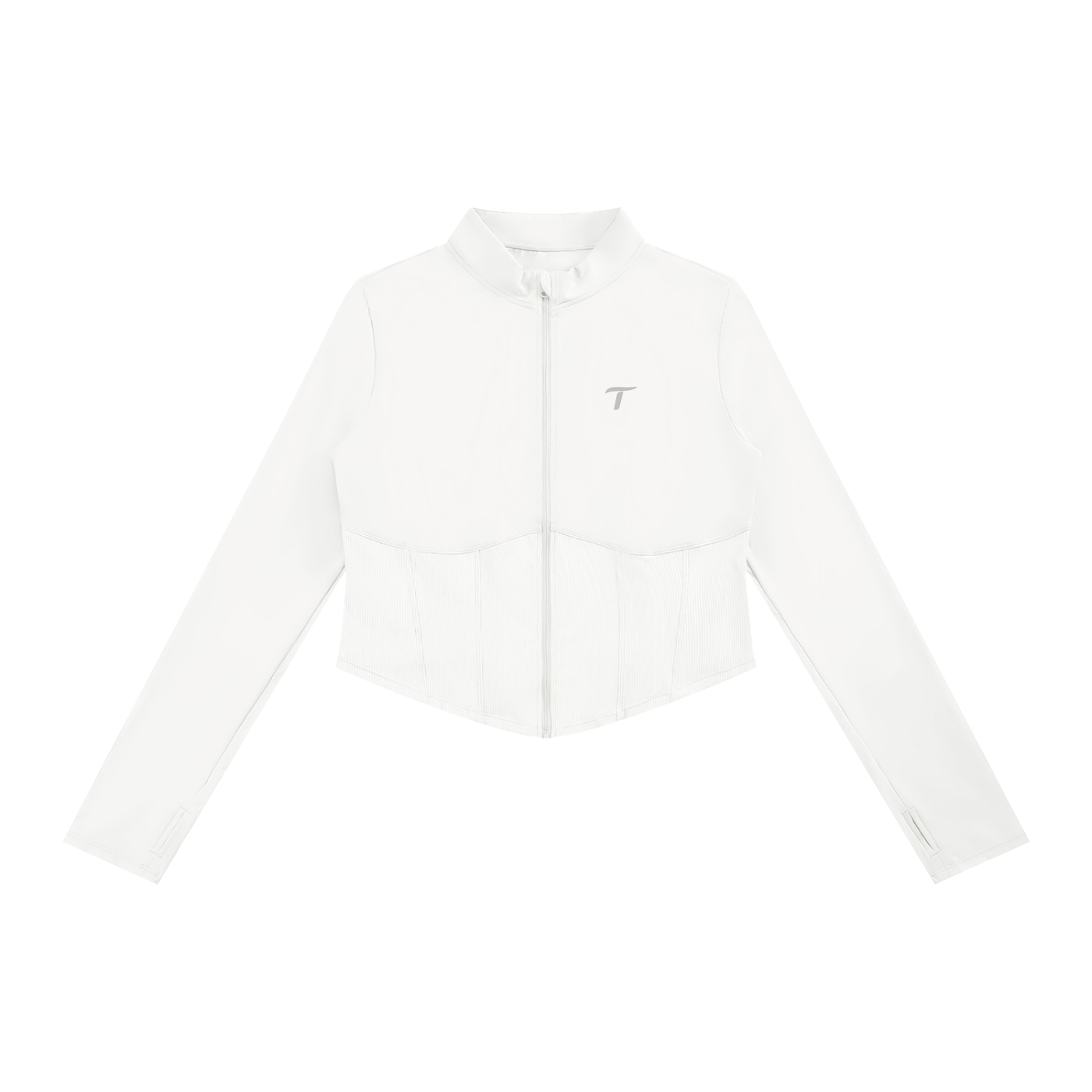 Traintuitive Women's Slim Fit Full-Zip Yoga Jacket