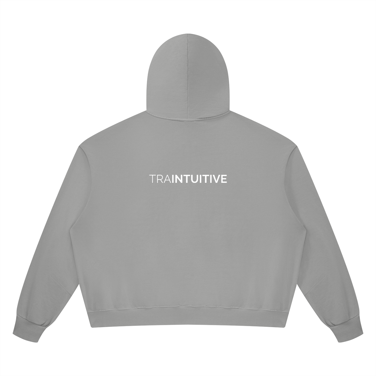 Traintuitive Vintage Wash Boxy Full Zip Hoodie