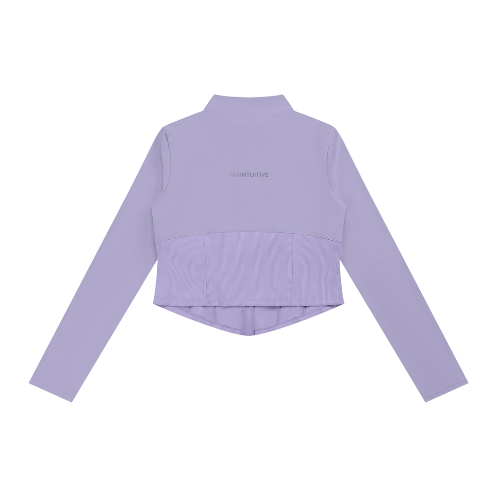 Traintuitive Women's Slim Fit Full-Zip Yoga Jacket