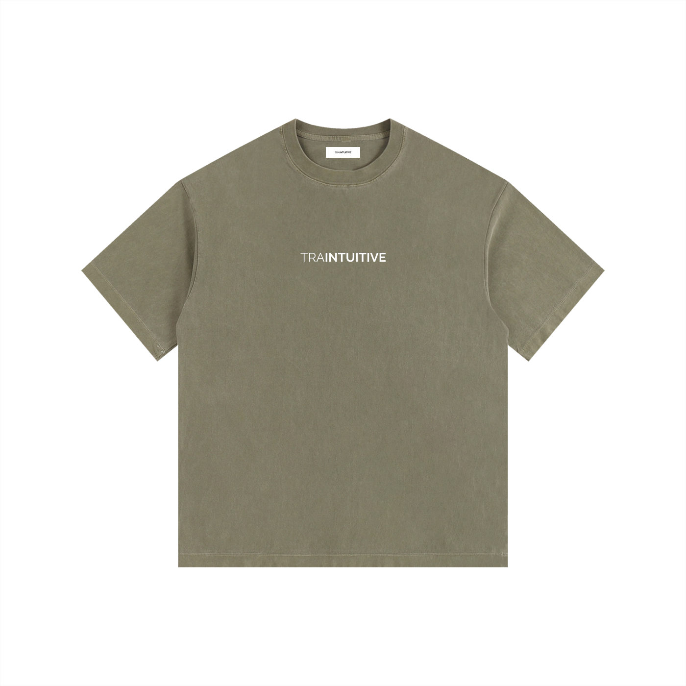 Traintuitive Vintage Washed Oversized Cotton T-Shirt
