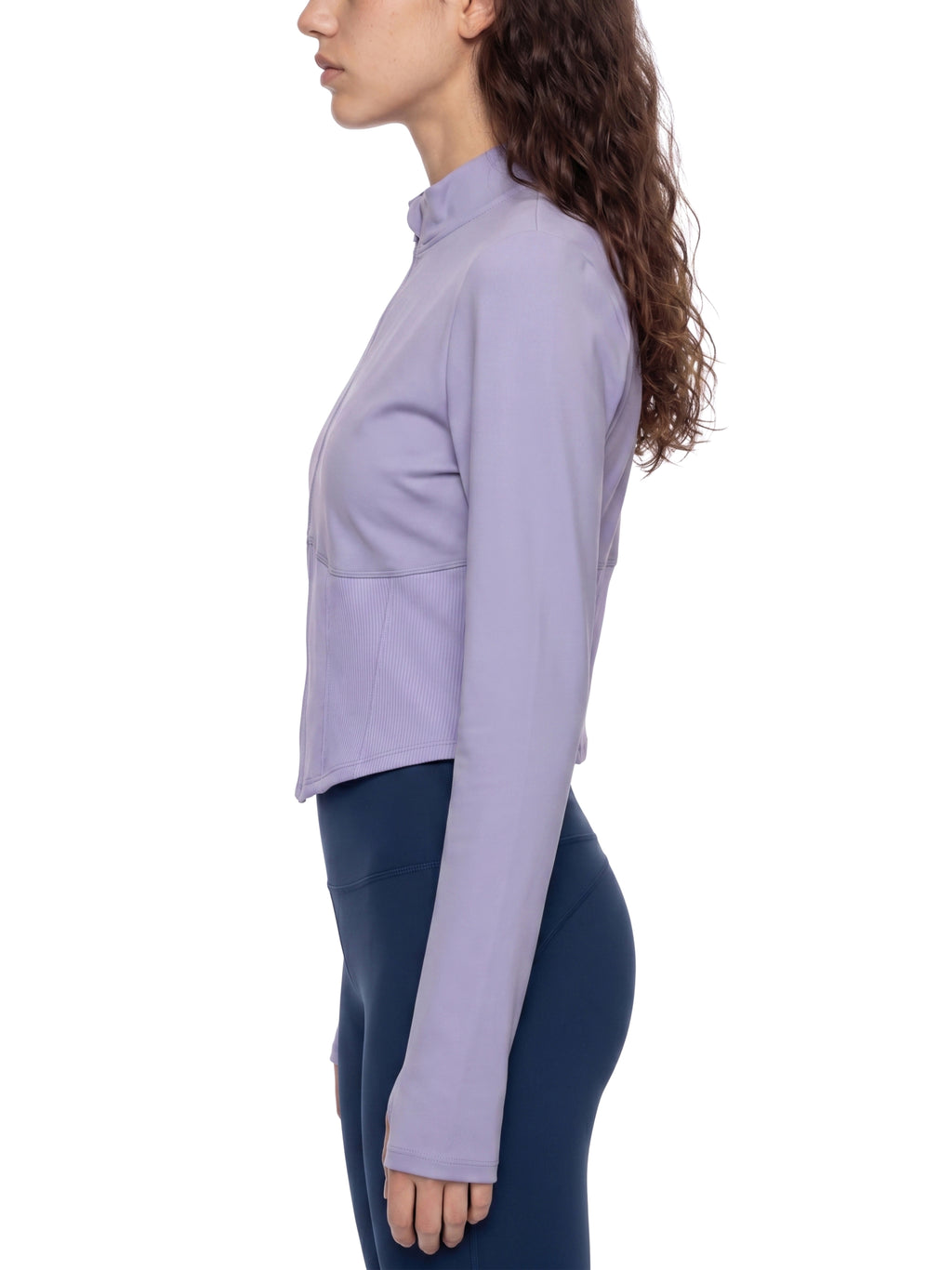 Traintuitive Women's Slim Fit Full-Zip Yoga Jacket